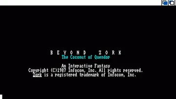 Beyond Zork - The Coconut of Quendor screen shot title